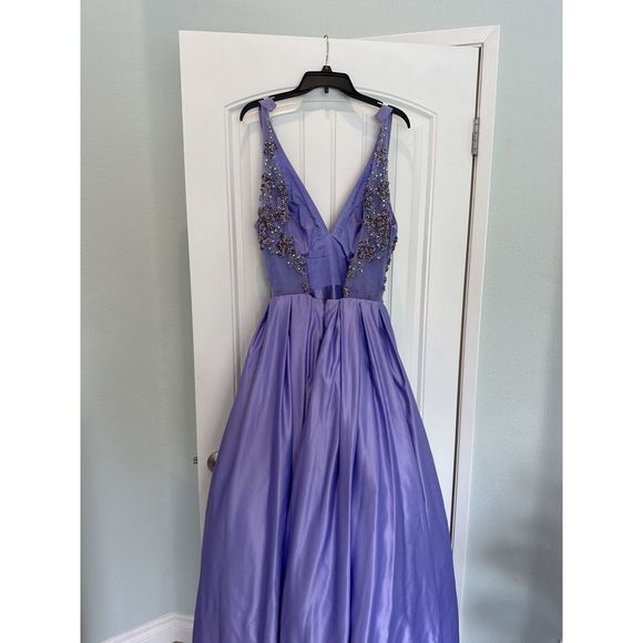 Purple Vienna Size 2 Ball gown dress - Picture 2 of 2